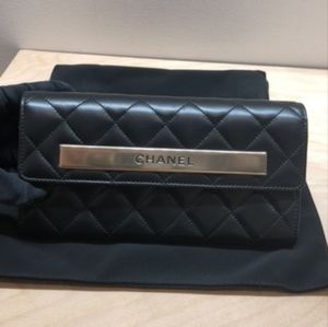 Chanel Trendy CC Flap Wallet Quilted Lambskin Long